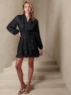 Aida Jacquard Wrap Dress