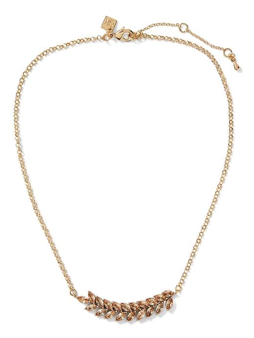 Banana Republic Womens Autumn Wheat Pendant Necklace Gold Size One Size