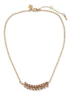 Banana Republic Womens Autumn Wheat Pendant Necklace Gold Size One Size