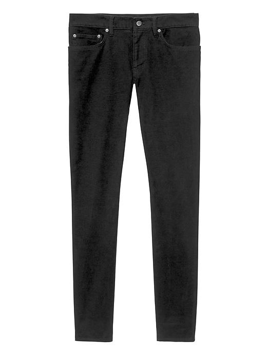 Banana Republic Mens Skinny Brushed Traveler Pant Black Size 34w