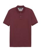 Banana Republic Mens Luxury-touch Polo Shirt Dark Wine Size L