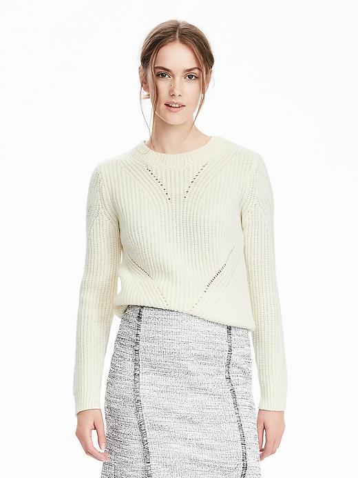 Banana Republic Womens Crewneck Pullover Size M - Cocoon