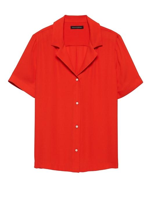 Banana Republic Relaxed Camp-collar Shirt