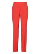 Banana Republic Womens Avery Straight-fit Machine-washable Italian Wool Blend Ankle Pant Ultra Red Size 0