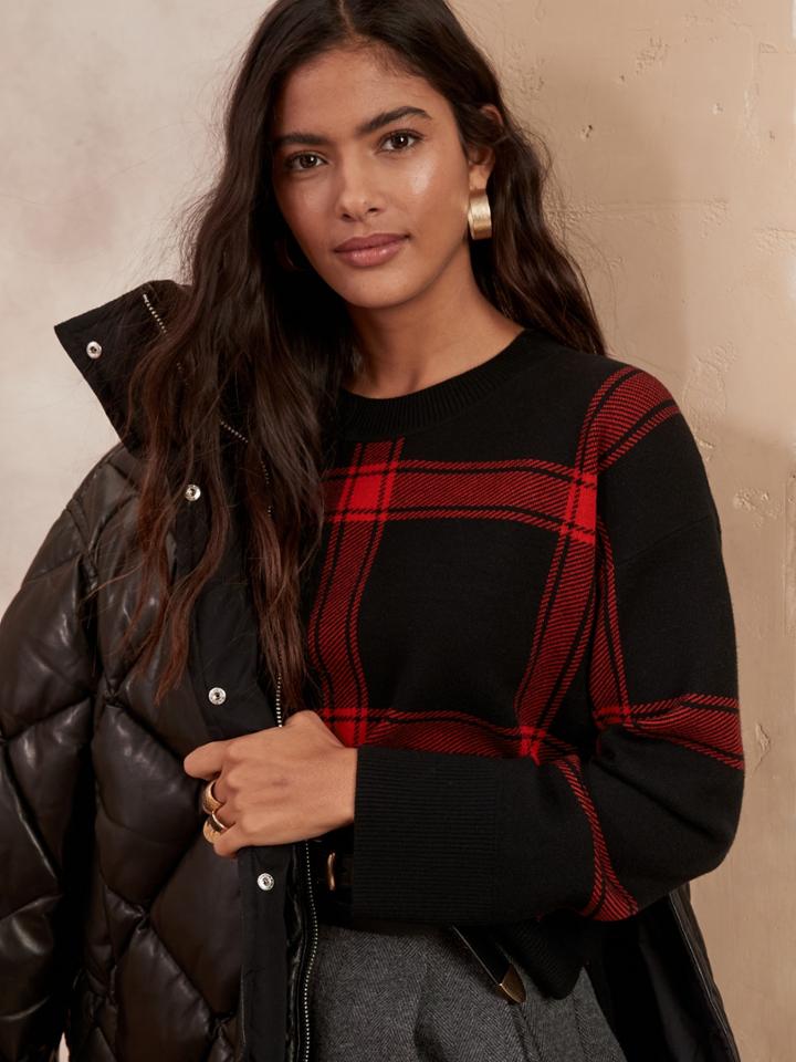 Plaid Sweater