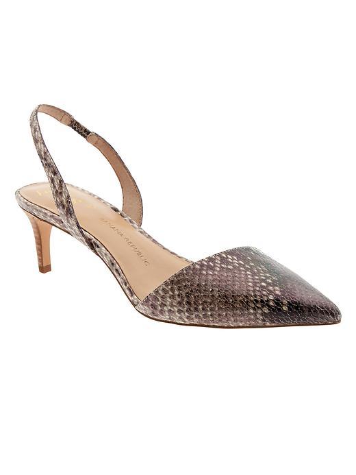 Banana Republic Hedy Slingback Pump Size 10 - Washed Stone