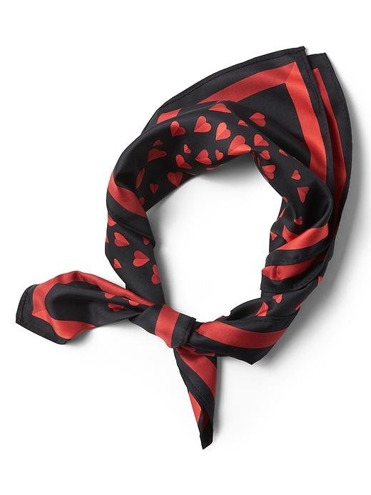 Banana Republic Brit Heart Small Square Scarf