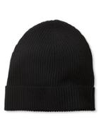 Banana Republic Mens Merino Rib Knit Hat Size One Size - Black