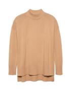 Banana Republic Womens Machine-washable Wool-cashmere Sweater Tunic Camel Size S