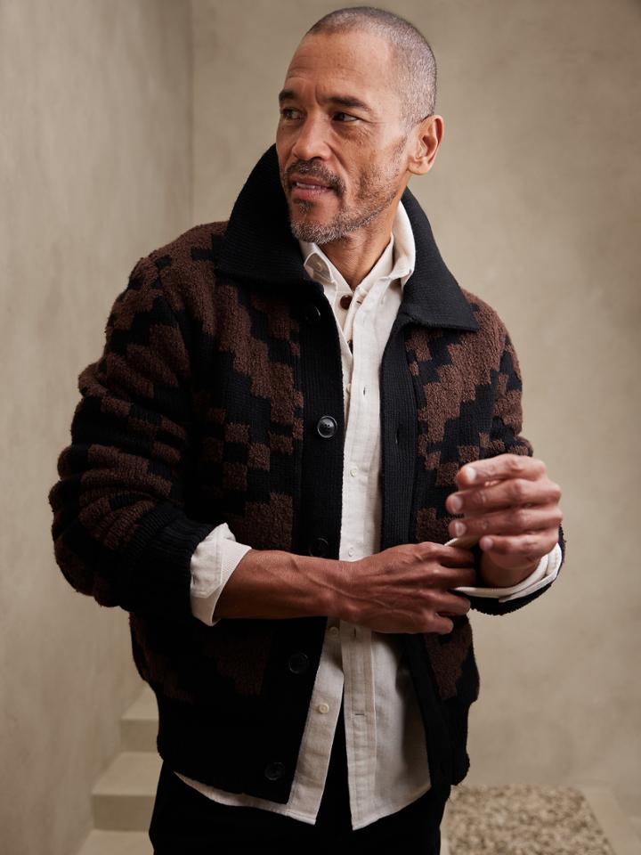 Coronado Jacquard Cardigan