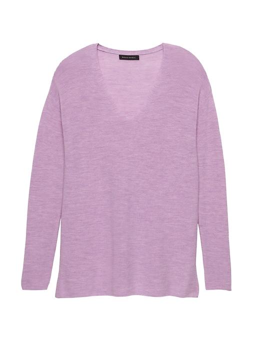 Banana Republic Washable Merino Tunic Sweater
