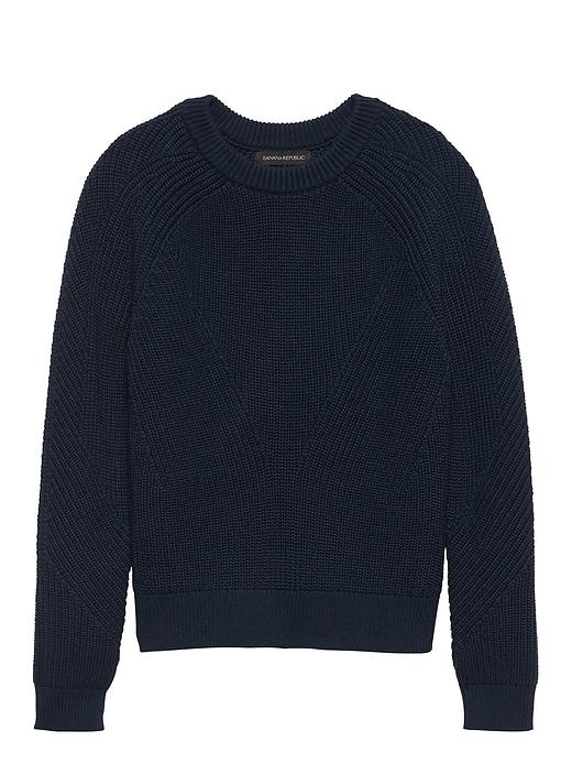 Banana Republic Petite Chunky Ribbed Crew-neck Sweater
