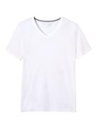Banana Republic Mens Soft-wash V-neck T-shirt White Size Xs