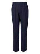 Banana Republic Mens Standard Stripe Non Iron Stretch Pant - Navy