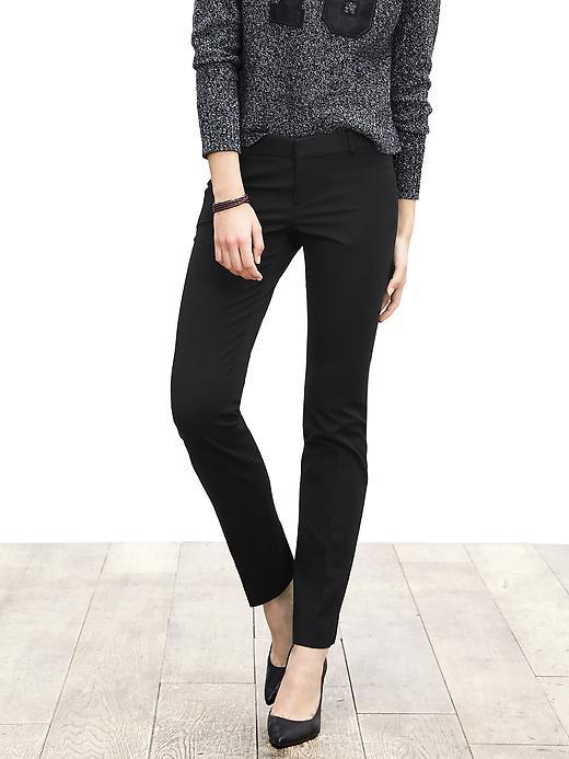 Banana Republic Sloan Fit Black Straight Leg Size 12 Regular - Br Black