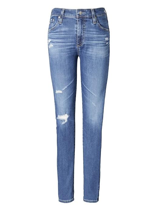 Banana Republic Womens Ag Jeans   Farrah Hi-rise Skinny Ankle Jean 14 Years Blue Nile Size 26
