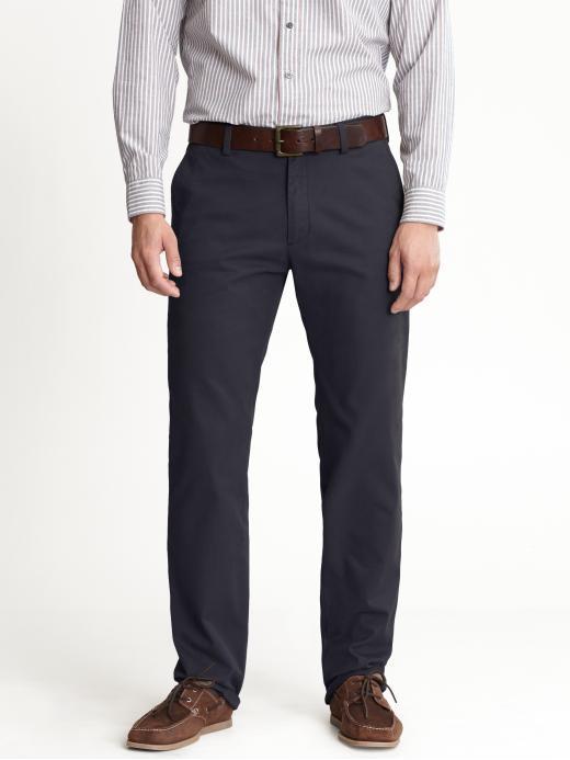 Banana Republic Emerson Vintage Straight Chino Pants - True Navy