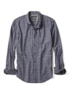 Banana Republic Mens Grant Fit Gingham Shirt - Gold Bronze