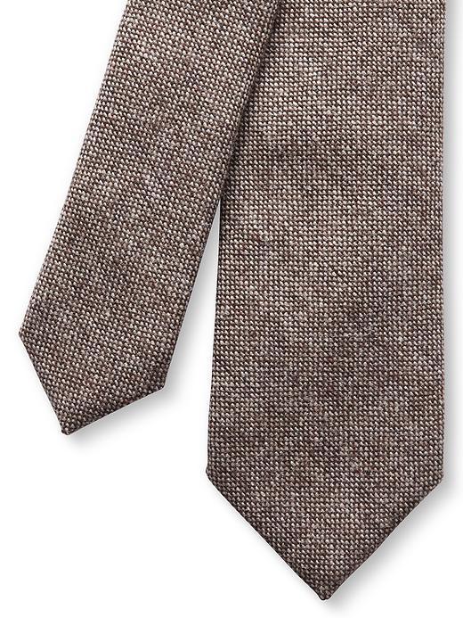 Banana Republic Textured Skinny Tie - Brown
