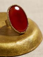 Ovalo Red Onyx Ring | Aureus + Argent