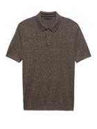 Banana Republic Mens Silk-linen Sweater Polo Shirt Cocoa Size Xl