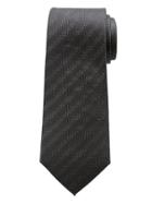 Banana Republic Mens Polka Dot Stripe Silk Nanotex Tie Black Size One Size