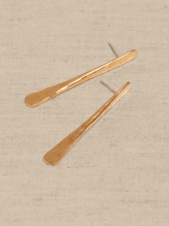 Heirloom Linear Earrings | Aureus + Argent