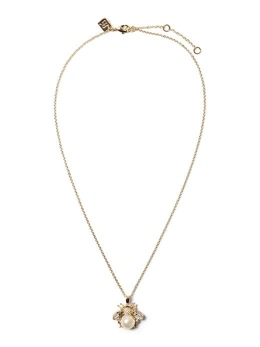 Banana Republic Womens Bee Pendant Necklace Gold Size One Size