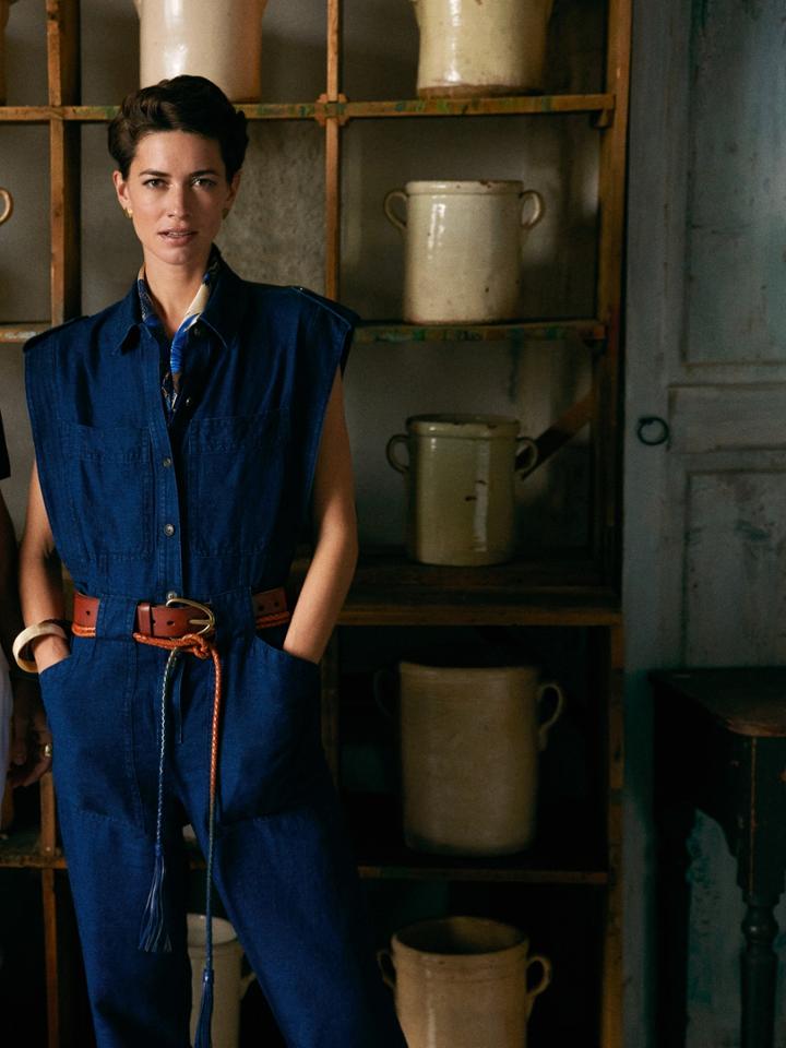 Indigo Utility Jumpsuit