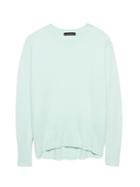 Banana Republic Womens Stretch Cashmere Blend Crew-neck Sweater Aqua Mint Green Size S