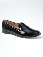 Banana Republic Demi Scallop Detail Loafer - Navy Patent Leather