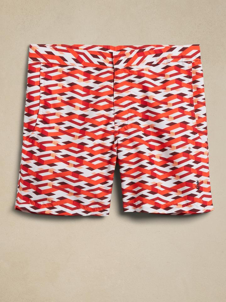 Retromarine | Diamond Print 6 Swim Short