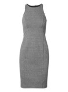 Banana Republic Womens Paneled Ponte Sheath Dress Gray Size 10