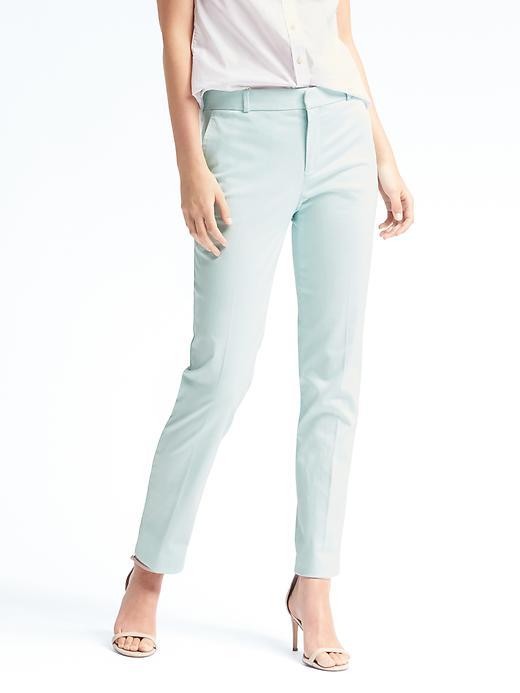 Banana Republic Ryan Fit Sateen Pant - Island Shore