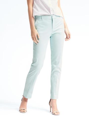 Banana Republic Ryan Fit Sateen Pant - Island Shore