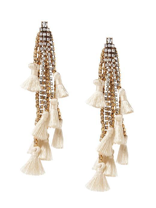 Banana Republic Feather Earring Size One Size - Gold