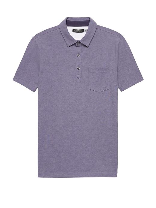 Banana Republic Mens Don';t-sweat-it Polo Shirt Lavender Purple Size M