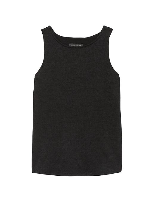 Banana Republic Womens Soft Jersey Wrap-back Tank Black Size Xs