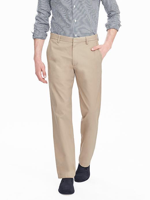 Banana Republic Mens Dawson Relaxed Cotton Chino Size 34w 36l Tall - Khaki