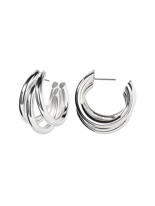 Banana Republic Multi Hoop Earrings