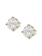 Banana Republic Womens New Round Cz Earring Clear Size One Size
