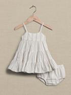 Baby Organic Cotton Tiered Dress