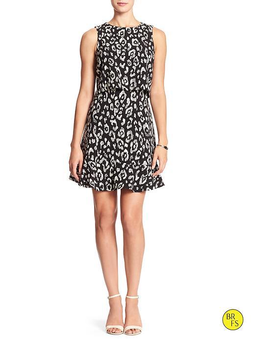 Banana Republic Womens Factory Open Back Dress Size 0 - Black And White Print