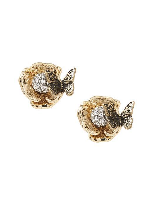 Banana Republic Butterfly Stud Earring - Brass
