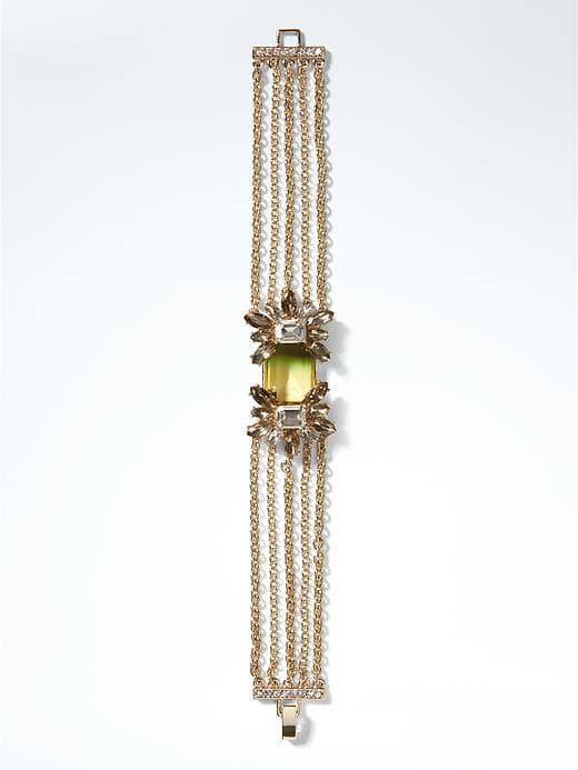 Banana Republic Ombre Stone Bracelet - Green