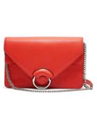 Banana Republic Red Italian Leather Accordion Bag Size One Size - Geo Red