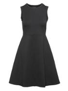 Banana Republic Womens Ponte Fit-and-flare Dress Black Size S