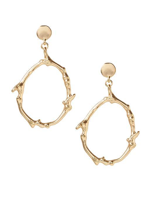 Banana Republic Gold Leaf Drop Earring Size One Size - Gold