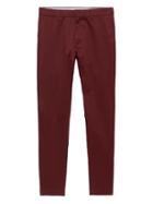 Banana Republic Mens Mason Athletic Tapered Rapid Movement Chino Pant Ruby Red Size 35w