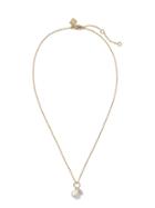 Banana Republic Womens Pearl Delicate Pendant Necklace Gold Size One Size